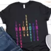 BTS Names Colored Members Names Shirt 1