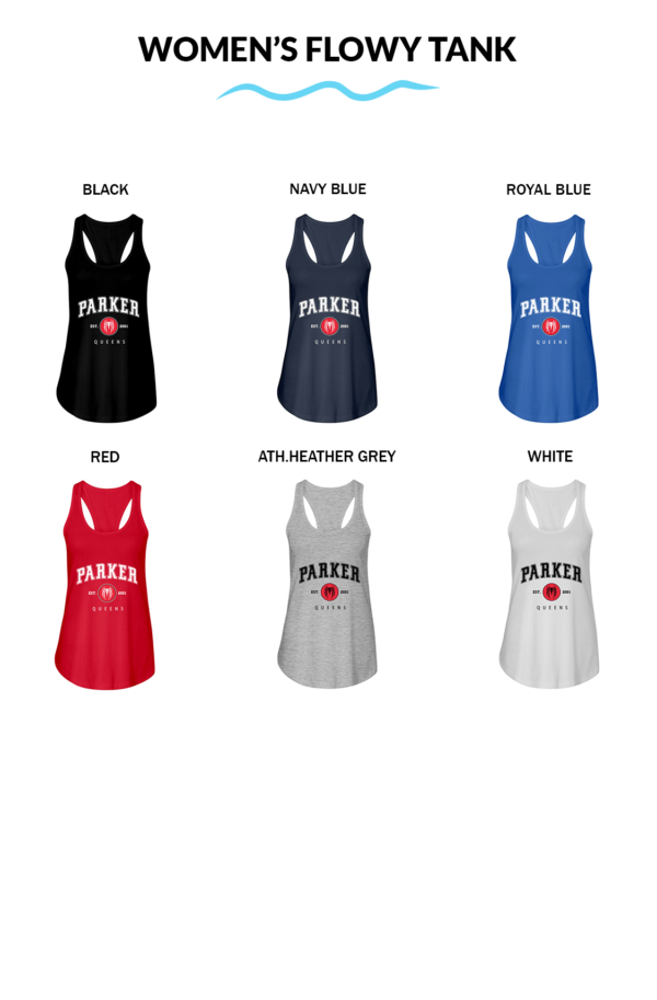 Parker Est 2001 Womens Tank Top Trending Parker Est 2001 T-Shirt Featuring The Spiderman Logo