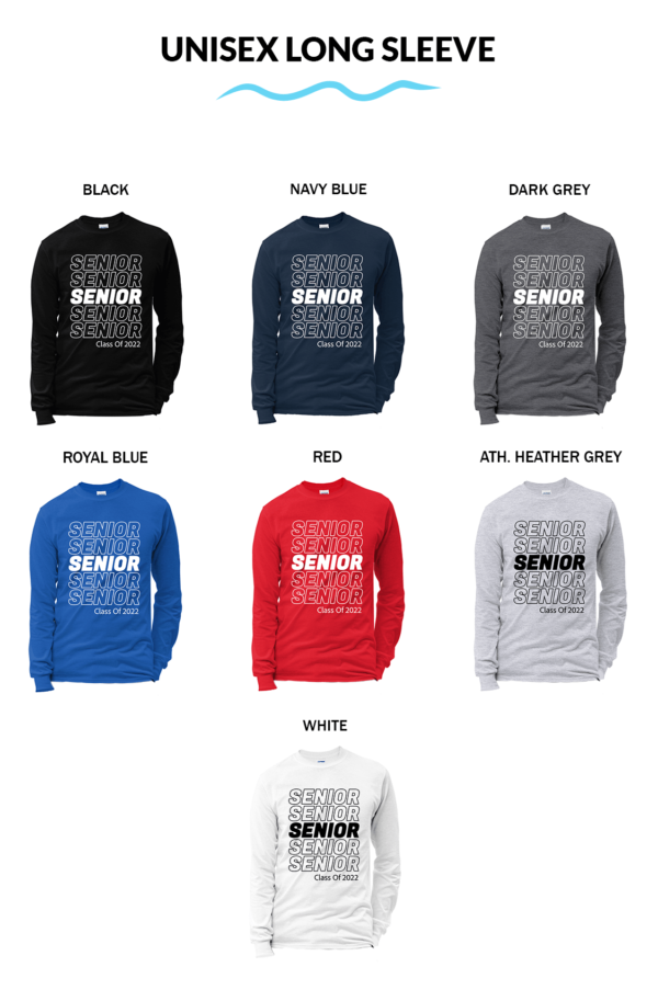 Senior 2022 Graduation Party Unisex Long Sleeve Senior 2022 Graduation Party Shirt