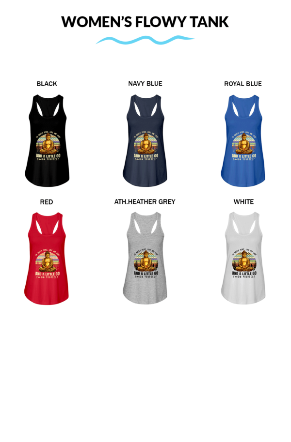 Funny Meditation I'm Mostly Peace Love And Light And A Little Go F Yourself T-Shirt