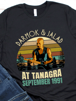 Darmok And Jalad At Tanagra T-Shirt Image Darmok and Jalad At Tanagra September 1991 T-Shirt Image