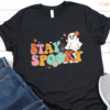 Stay Spooky Floral Halloween Shirt