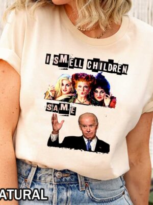 Biden Halloween Republicans Halloween Gift Sanderson sisters I Smell Children Funny Biden Halloween Shirt Biden Halloween Shirt