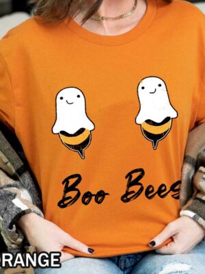 Halloween Boo Bees T-Shirt Halloween Boo Bees T-Shirt with Ghost Bees Design