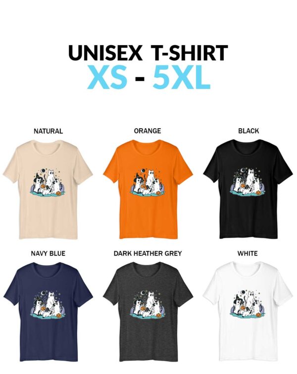 Halloween Spooky Cat Ghosts T-Shirt