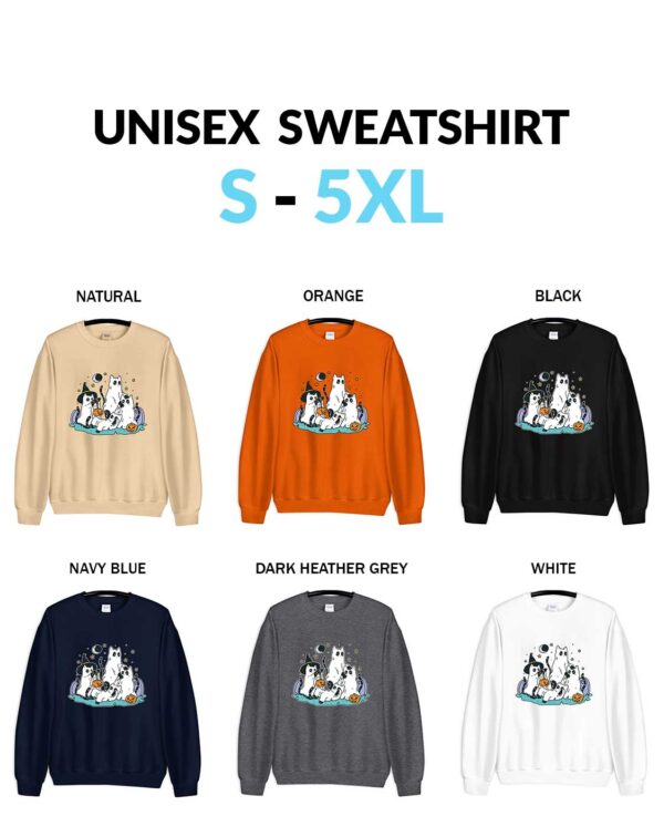 Halloween Spooky Cat Ghosts T-Shirt