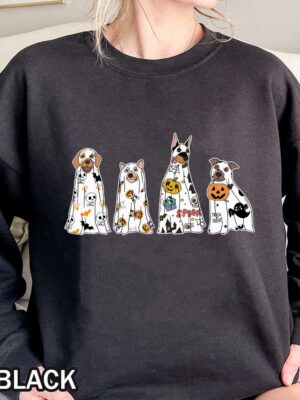Halloween Ghost Dogs T-Shirt Halloween Ghost Dogs T-Shirt with various dog breeds