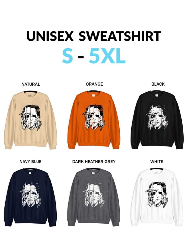 Halloween Horror Movie Killers Shirt Scary Friends Shirt Horror Squad Friends Unisex Sweatshirt Halloween Horror Movie Killers T-Shirt - Scary Friends Tee