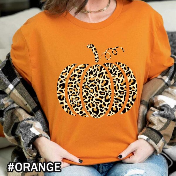 Leopard Pumpkin Shirt