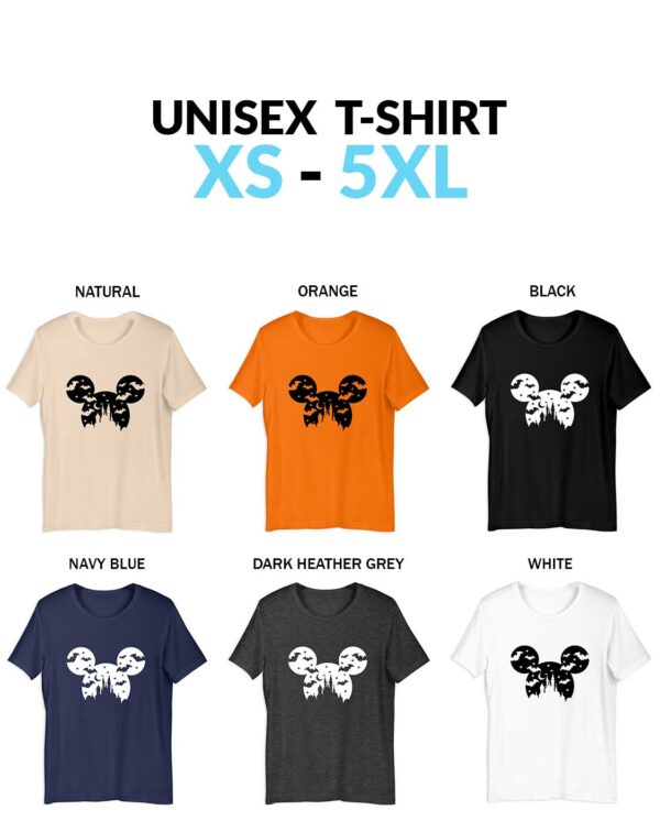 Mickey and Minnie halloween Party Shirt Mickey not so scary Disney halloween family Unisex Shirt Halloween Disney Mickey T-Shirt