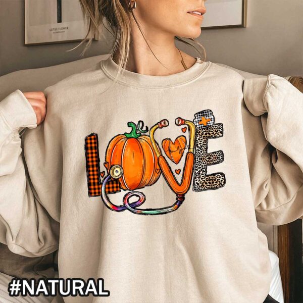 Nurse Fall Happy Thanksgiving One Thankful Nurse Women Fall Nurse Thanksgiving Autumn Sweatshirt Thanksgiving Love T-Shirt for Nurses