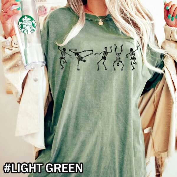 Halloween Dancing Skeletons Comfort Colors T-Shirt