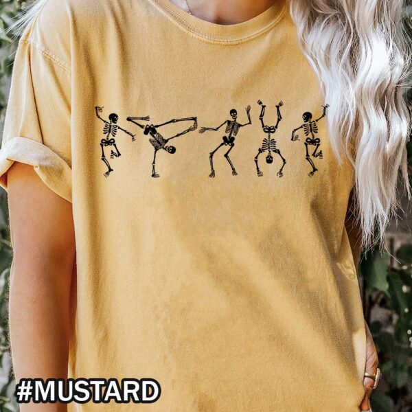 Halloween Dancing Skeletons Comfort Colors T-Shirt