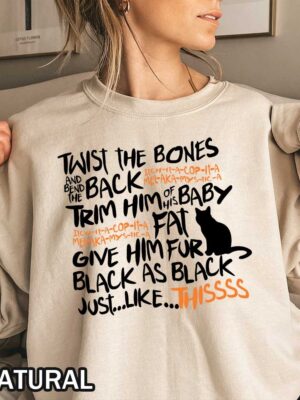 Halloween Twist The Bones And Bend The Back Hocus Pocus Sweatshirt Halloween Twist The Bones And Bend The Back Hocus Pocus Sweatshirt Image