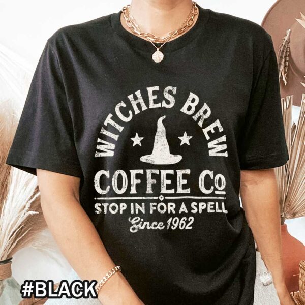 Witches Brew Sweatshirt Coffee Lover Halloween Gift Coffee snob Halloween Coffee Themed Halloween Tshirt Halloween Witches Brew Coffee Co Sweatshirt