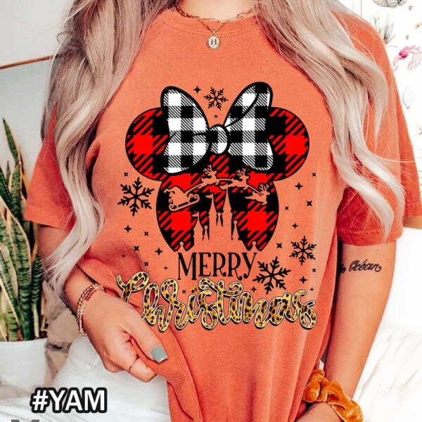 Disney Minnie Christmas Buffalo Plaid Shirt Cheetah Disney Minnie Mouse Snowflake Christmas Comfort Colors Yam Shirt Disney Minnie Christmas Buffalo Plaid Shirt Cheetah Disney Minnie Mouse Snowflake Christmas Comfort Colors Yam Shirt