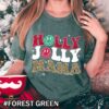 Vintage Christmas Shirt That Says 'Holly Jolly Mama'