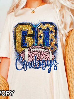 Go Cowboys Dallas Cowboys T-shirt Women's Football Dallas Cowboys T-shirt