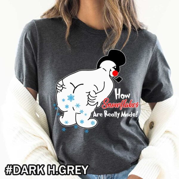 Funny Christmas Shirt: How Snowflakes Are Made with Farting Frosty