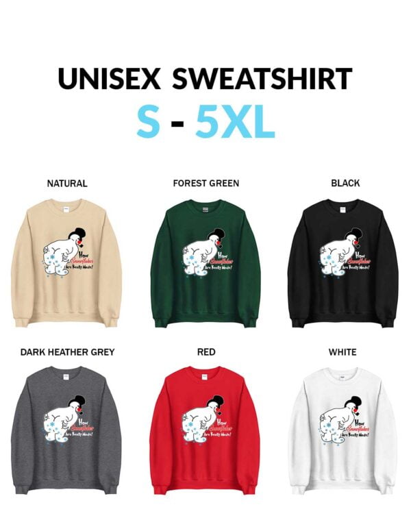 Funny Christmas Shirt: How Snowflakes Are Made with Farting Frosty