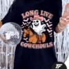 Halloween Long Live Cowghouls T-Shirt Image