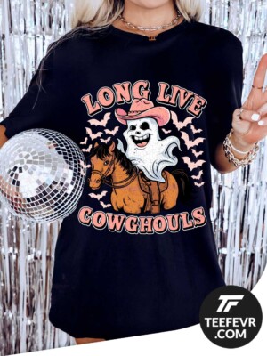Long Live Cowghouls T-Shirt Halloween Long Live Cowghouls T-Shirt Image