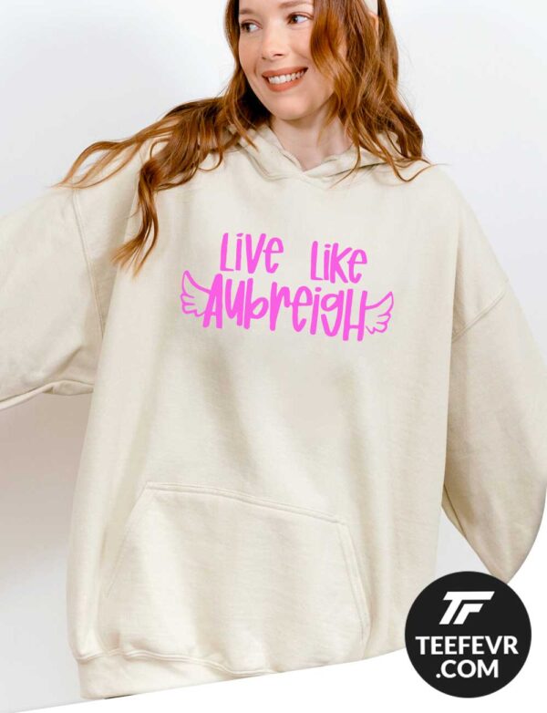 Live Like Aubreigh Natural Hoodie Live Like Aubreigh Wyatt T-Shirt - Bullying Awareness