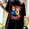 Vintage Yes I'm A Trump Girl Get Over It T-Shirt for Republicans and Trump supporters